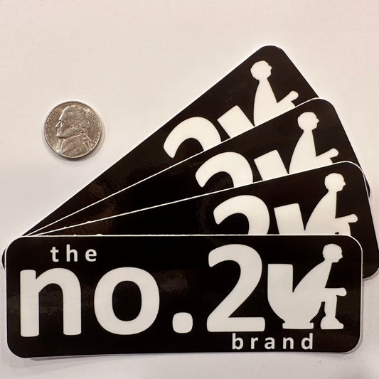 the no.2 brand OG sticker (4pk)